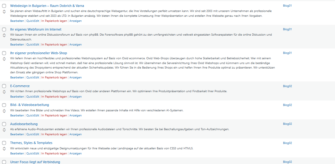 WordPress als Steuerzentrale